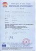 Chiny Atech sensor Co.,Ltd Certyfikaty